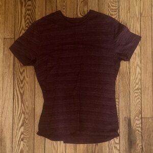 Marc Anthony Men's Maroon Short Sleeve Tee